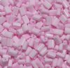 50g 5x4x2mm Opaque Chalk Pink Tile Beads